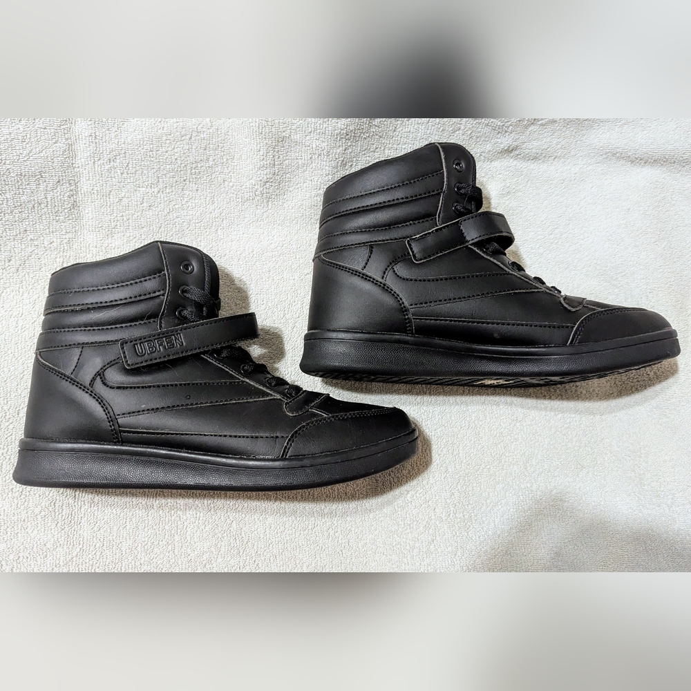 Stylish Black Women's High-Top Sneakers - Picture 7 of 12